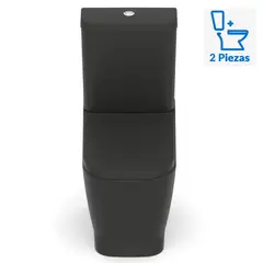 ROCA - Sanitario Two piece a Piso 30,5 cm 6 Litros Cassandra Onix