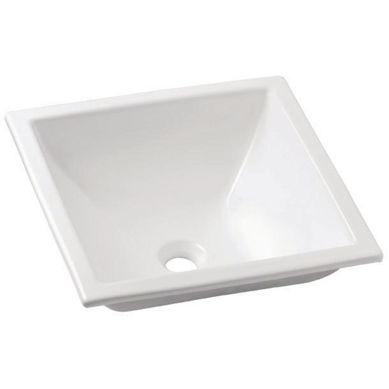 Lavamanos sobreponer 41x41 blanco