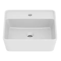 ROCA - Lavamanos Sobrepuesto Forma Rectangular Porcelana 42x13x42 cm Blanco mate