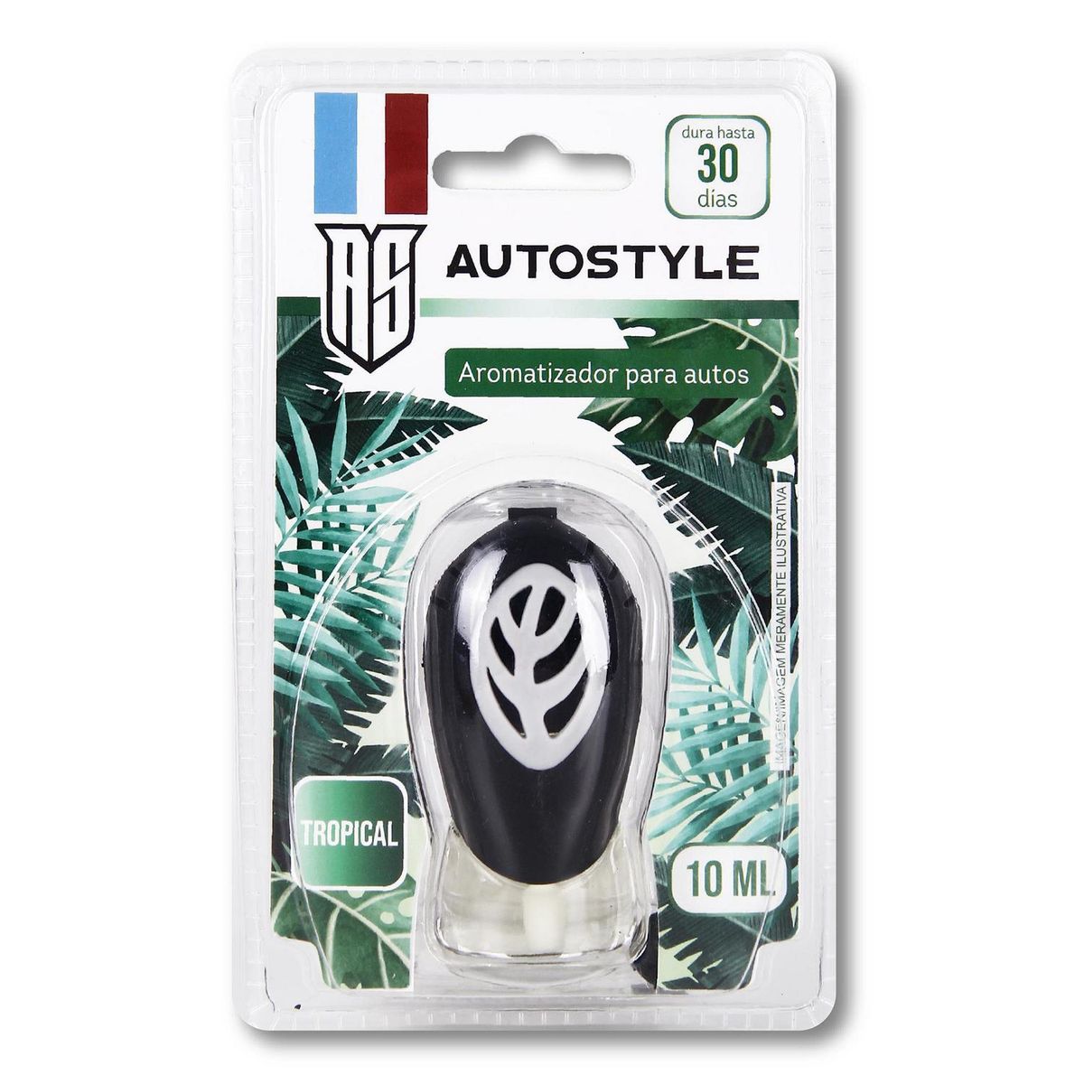 AUTOSTYLE - Aromatizante Auto Autostyle Tropical 10 ml Larga Duración