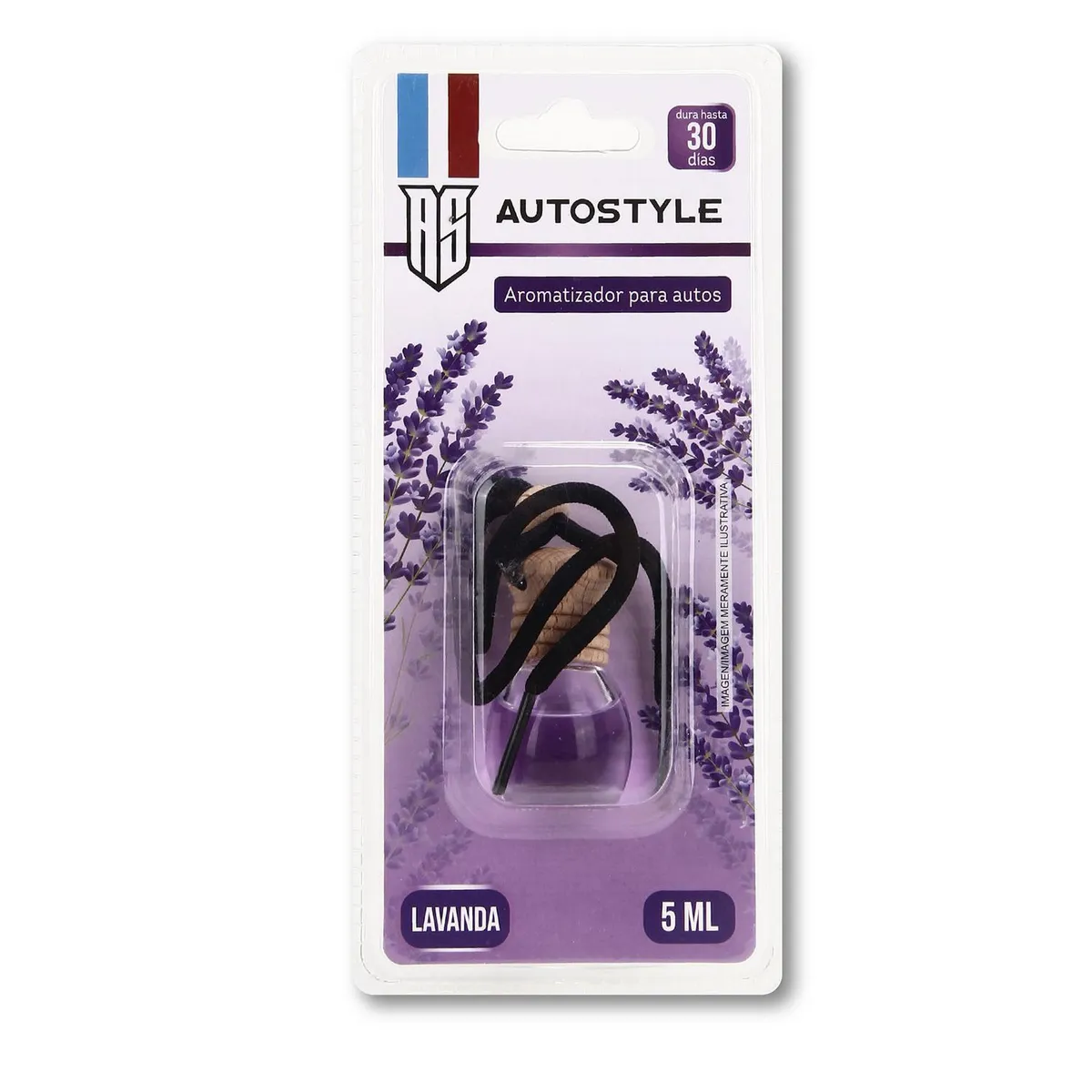 AUTOSTYLE - Aromatizante Auto Autostyle Lavanda Larga Duración