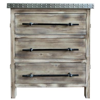 Cmoda 3 cajones 60x40x81 cm.