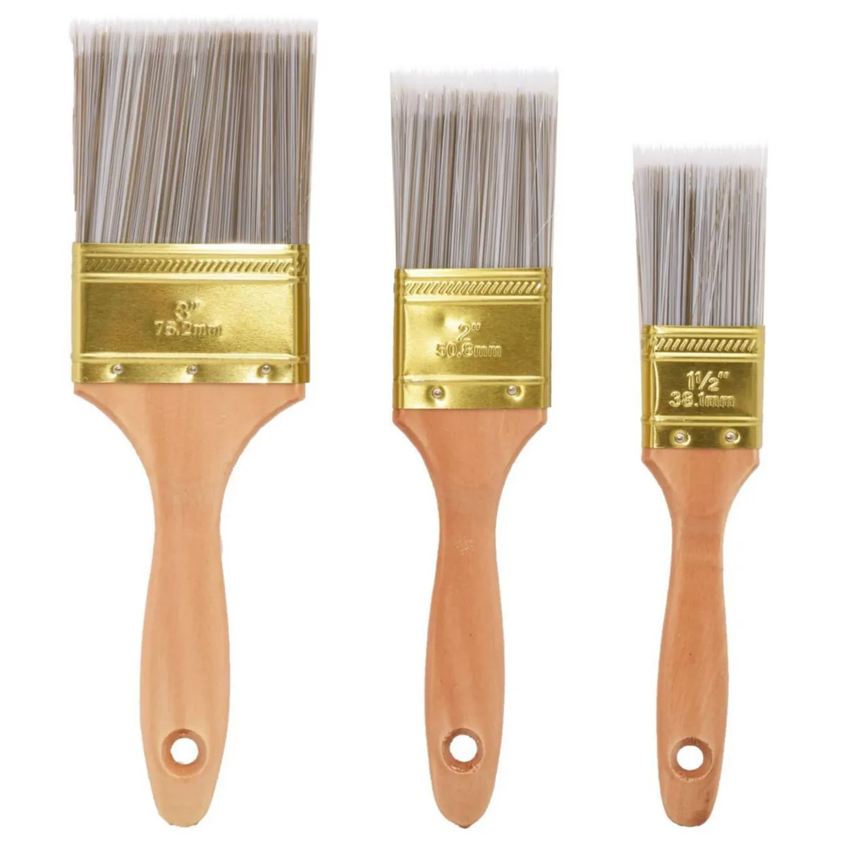 KOLOR - Set de Brochas Kolor Tri Pack para Esmaltes y Óleos