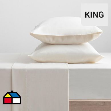 Sbana microfibra Eco beige king