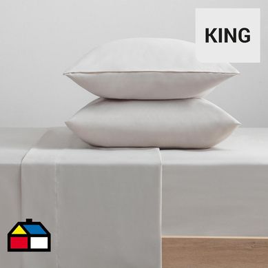 Sbana microfibra Eco taupe king
