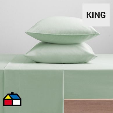 Sbana microfibra Eco menta king