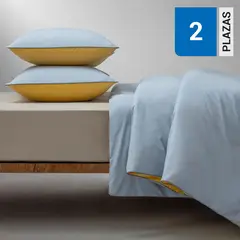 HOMY - Funda Plumón Bicolor