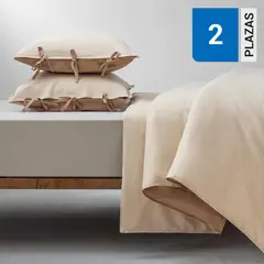 HOMY - Funda Plumón Lino Bord