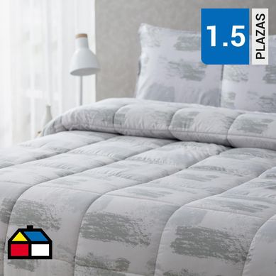 Plumn estampado nordico 1,5 plazas.