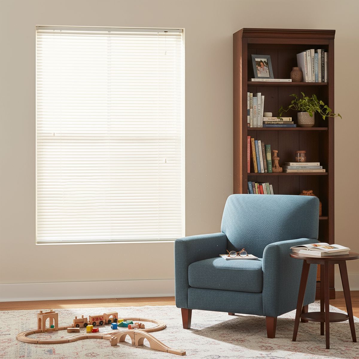 JUST HOME COLLECTION - Persiana aluminio plateada