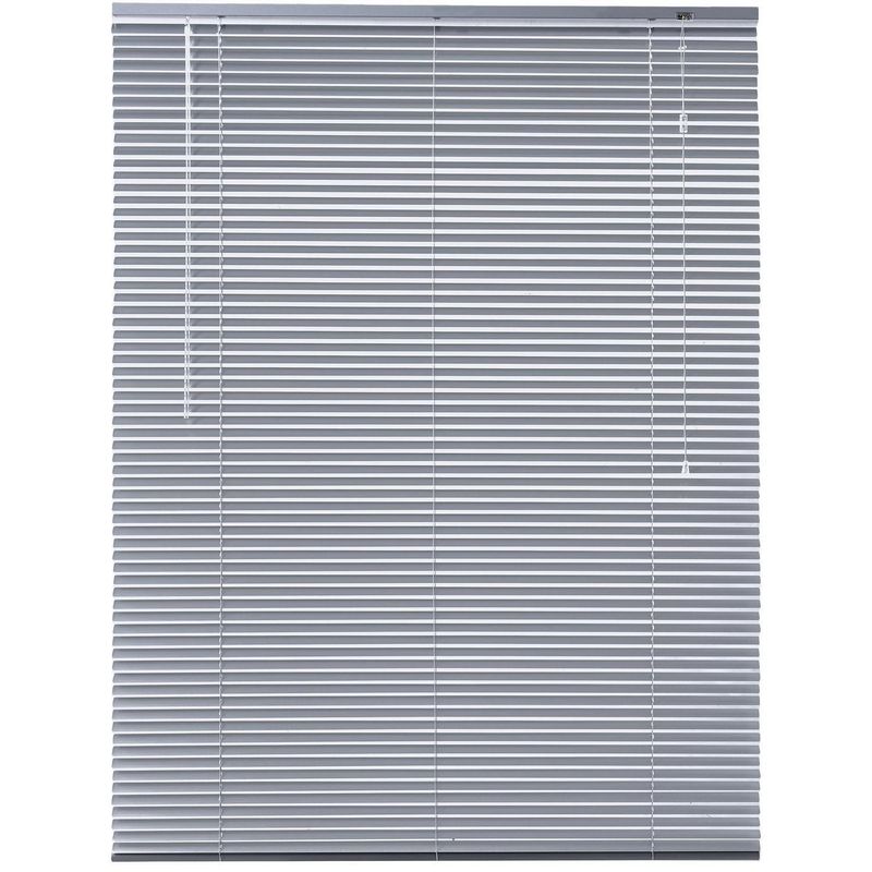 JUST HOME COLLECTION - Persiana aluminio plateada