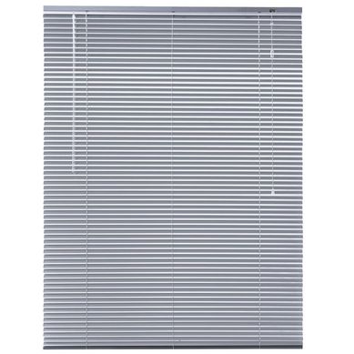 Persiana aluminio 140x165 cm plateado