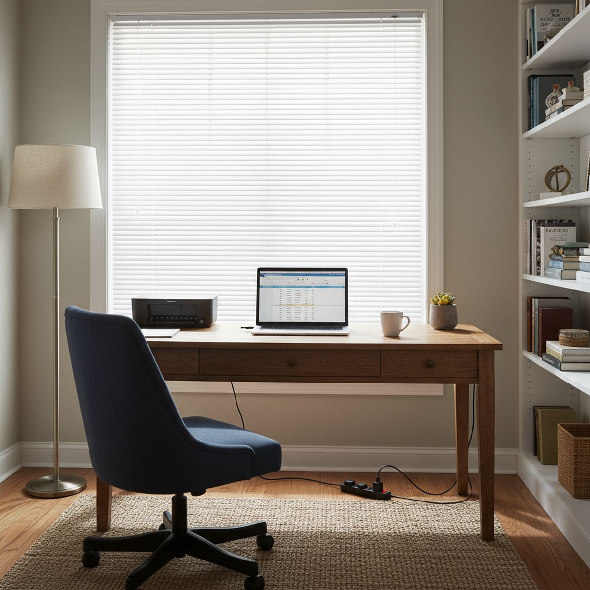 JUST HOME COLLECTION - Persiana aluminio blanca