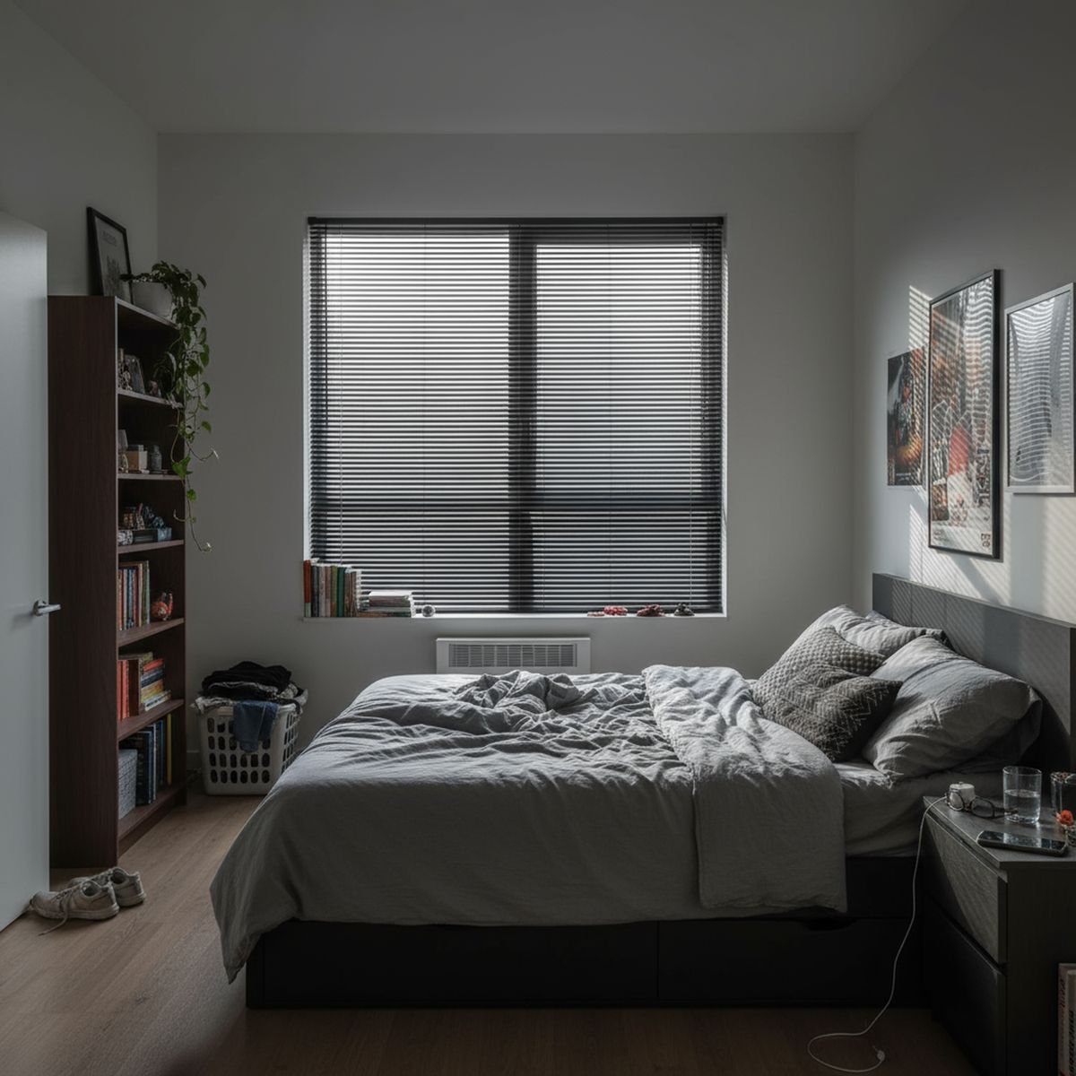 JUST HOME COLLECTION - Persiana PVC negra