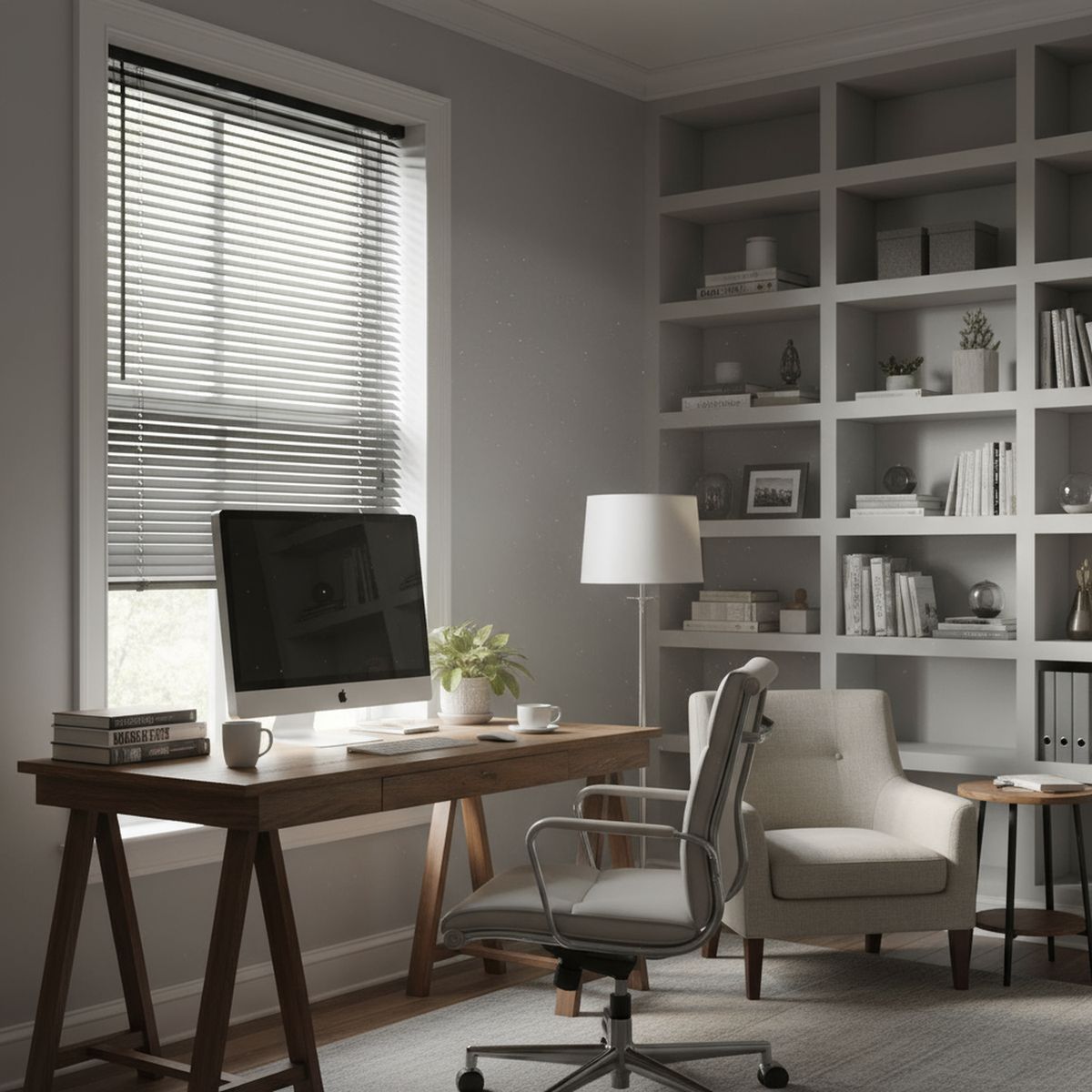 JUST HOME COLLECTION - Persiana PVC negra