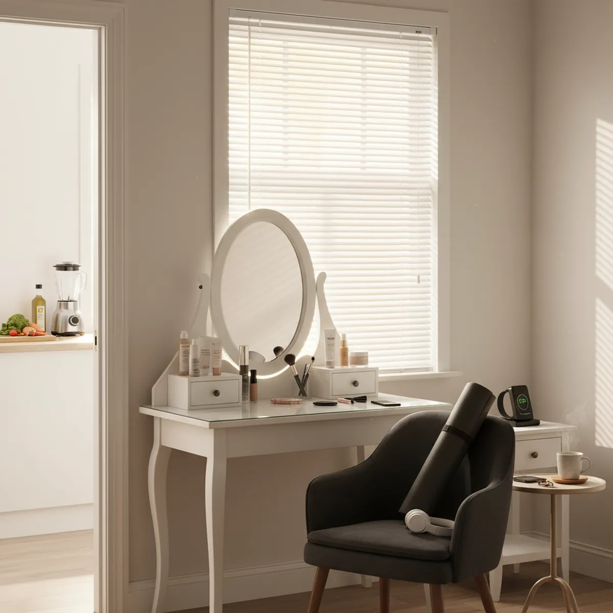 JUST HOME COLLECTION - Persiana PVC blanca