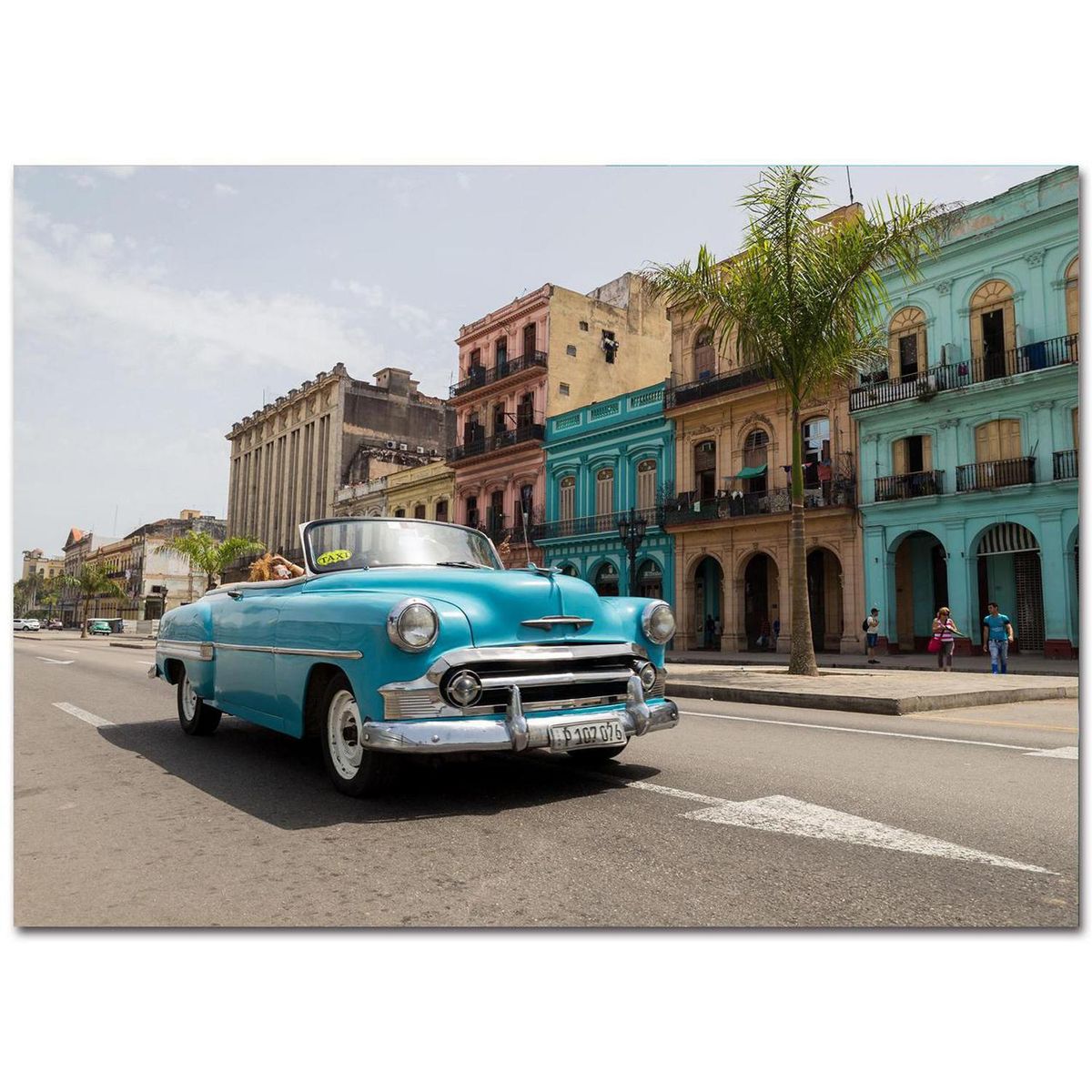 HOMY - Cuadro Decorativo Cuba 2 70x50 cm