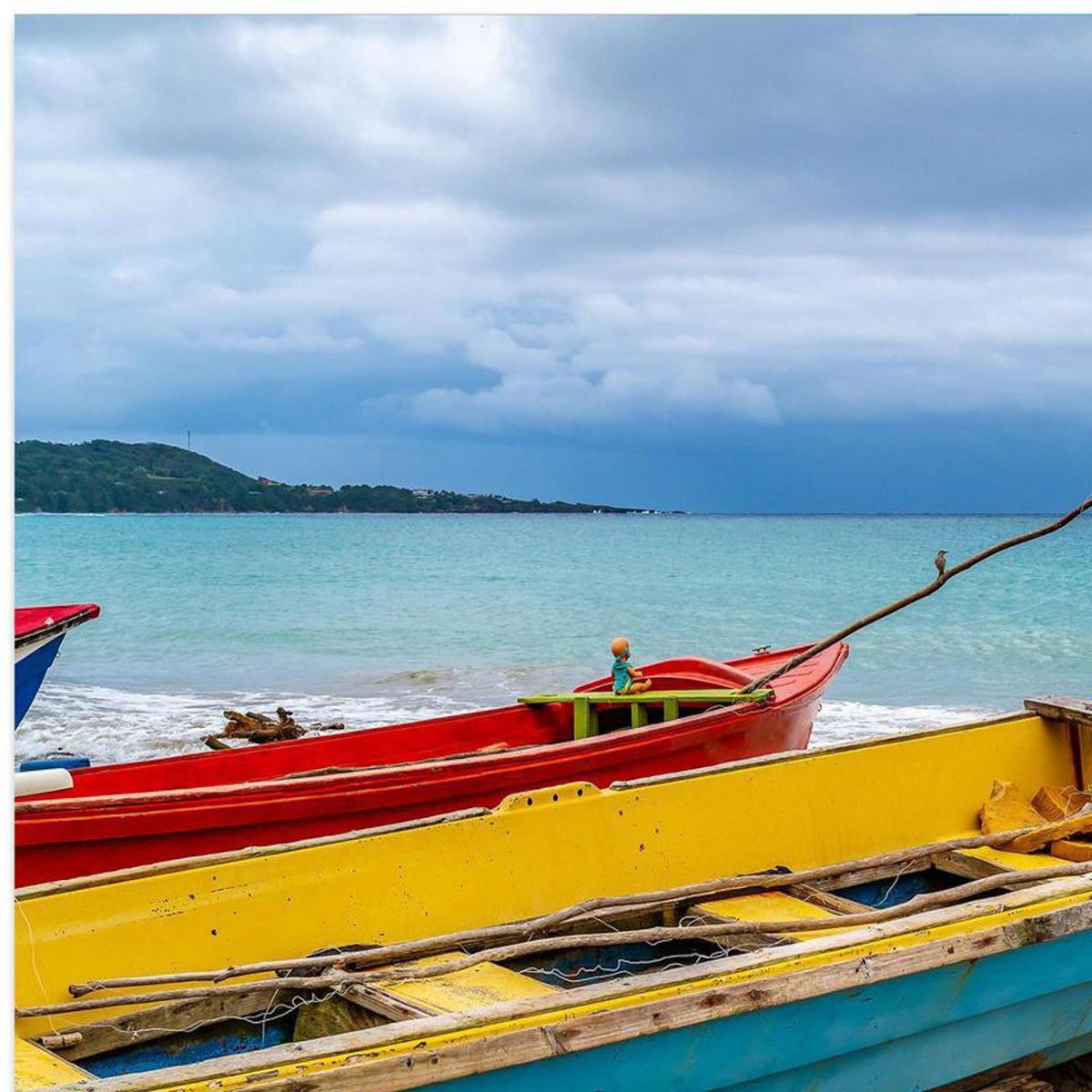 HOMY - Cuadro Decorativo Playa 3 70x50 cm