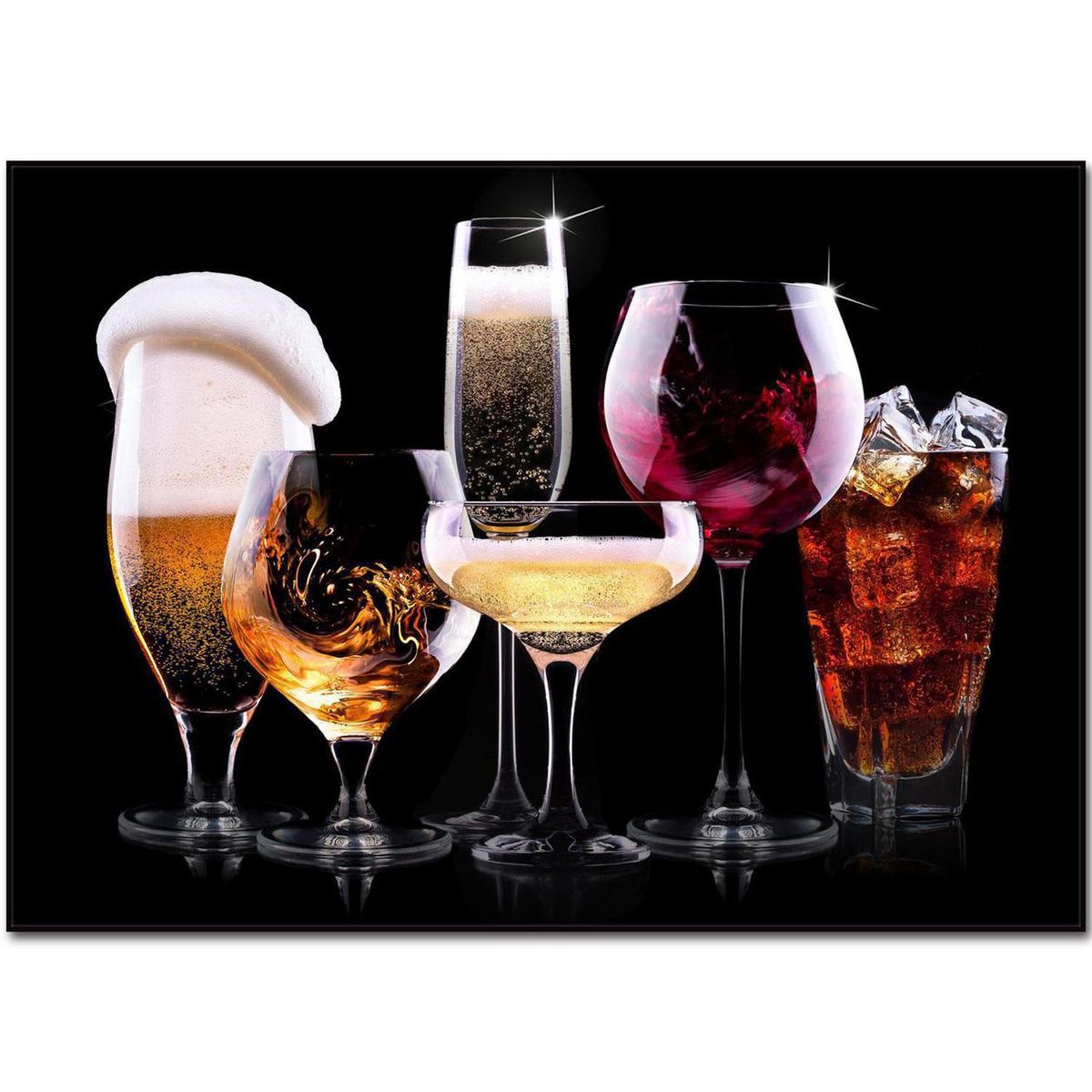 HOMY - Cuadro acrílico vaso 50x70 cm