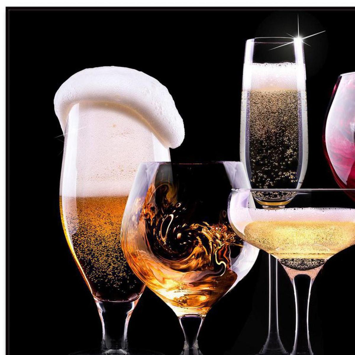 HOMY - Cuadro acrílico vaso 50x70 cm