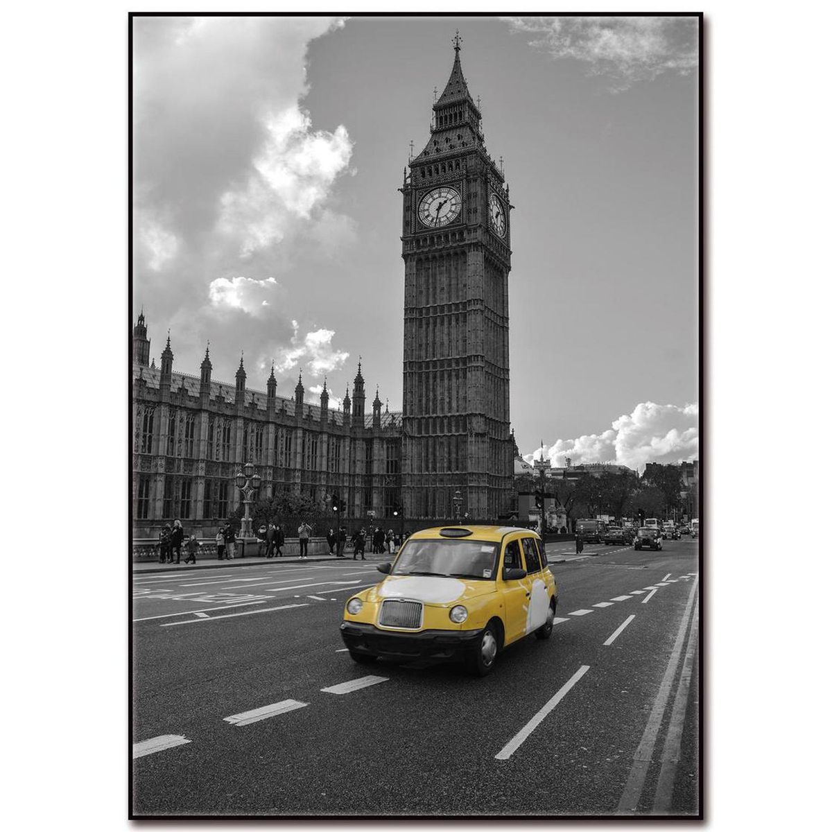 HOMY - Cuadro acrílico taxi 2 50x70 cm