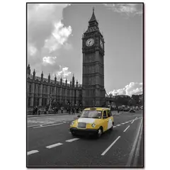HOMY - Cuadro acrílico taxi 2 50x70 cm