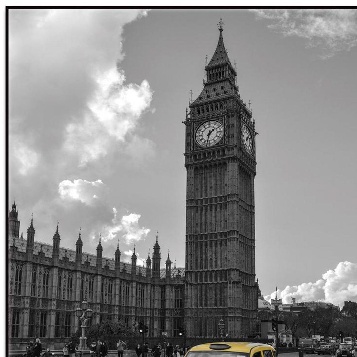 HOMY - Cuadro acrílico taxi 2 50x70 cm