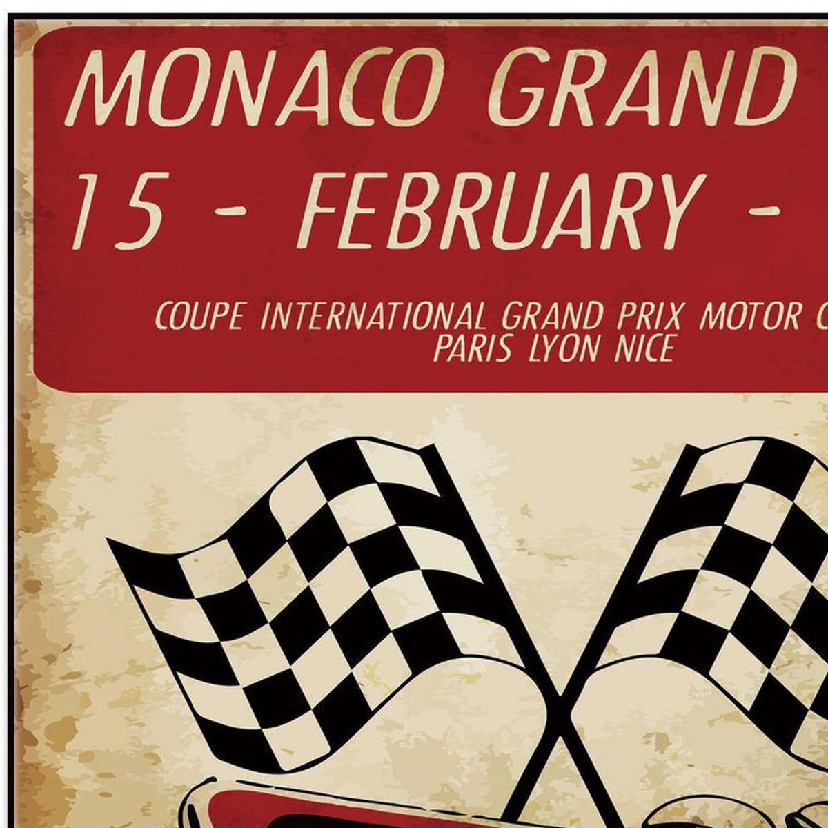 HOMY - Cuadro acrílico motor 3 40x40 cm