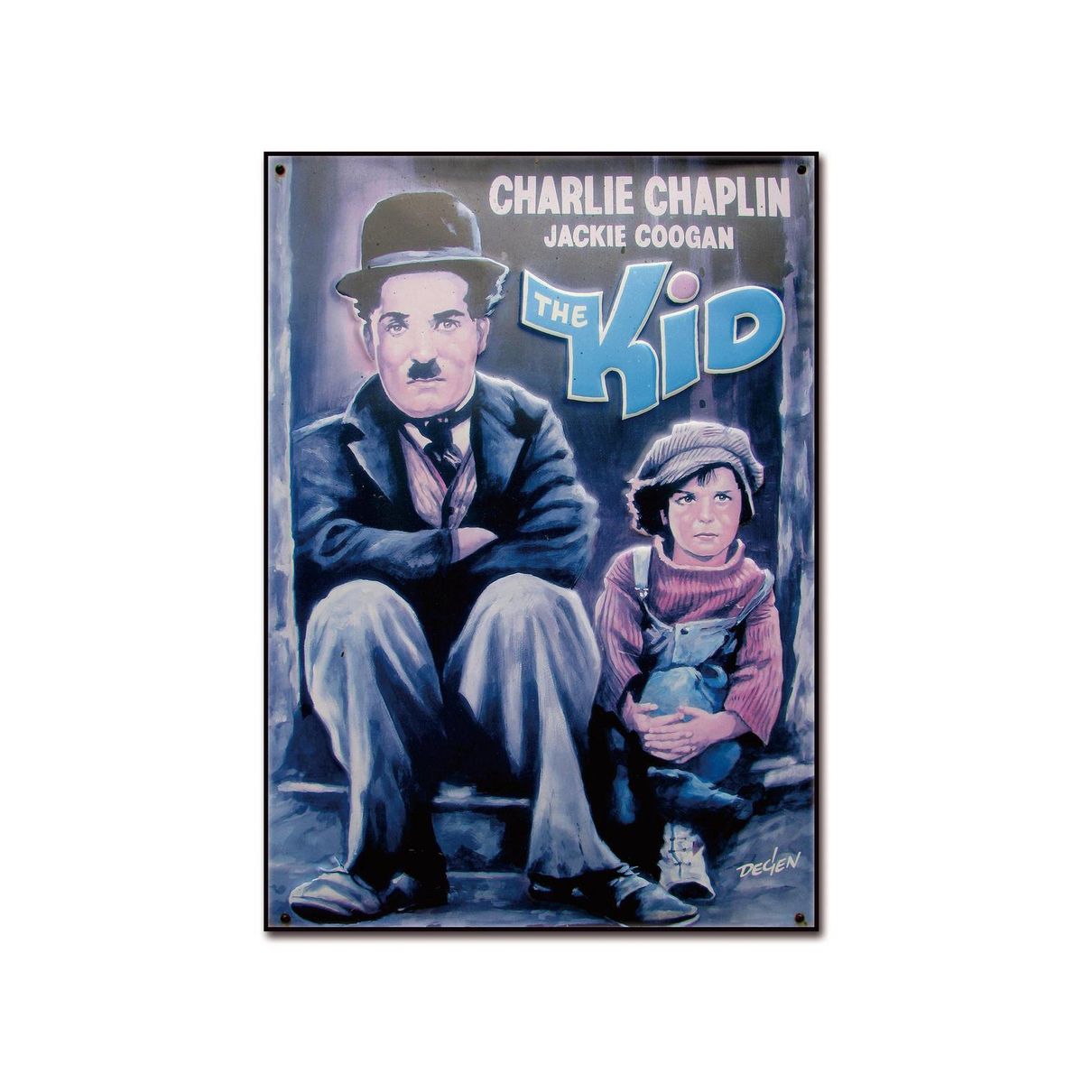 HOMY - Cuadro acrílico Charlie Chaplin 1 50x70 cm