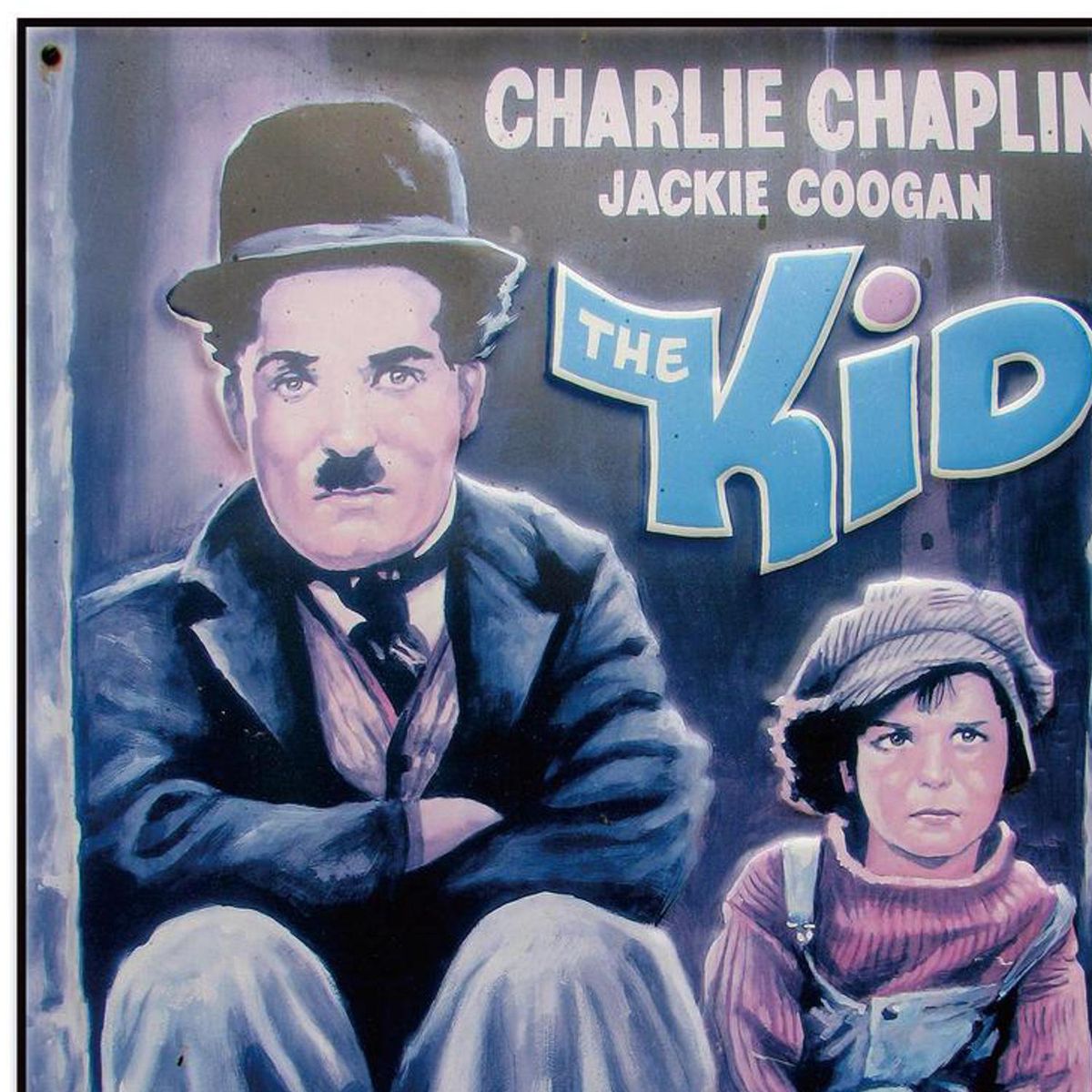 HOMY - Cuadro acrílico Charlie Chaplin 1 50x70 cm