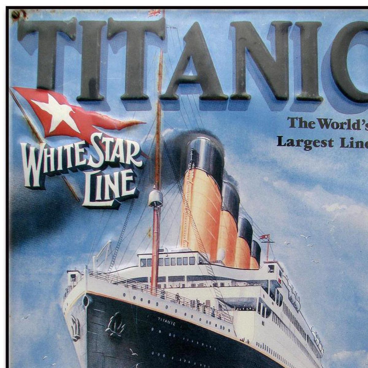 HOMY - Cuadro acrílico titanic 1 50x70 cm