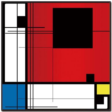 Cuadro acrlico geo 1 40x40 cm