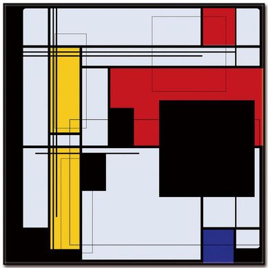 Cuadro acrlico geo 3 40x40 cm