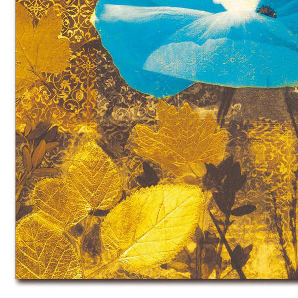 HOMY - Set 2 Cuadros Decorativos Flores 50x70 cm