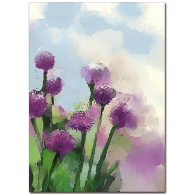 Canvas acrlico flores 2 50x70 cm