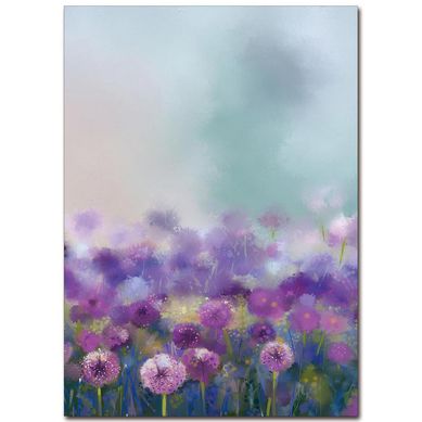 Canvas acrlico flores 3 50x70 cm