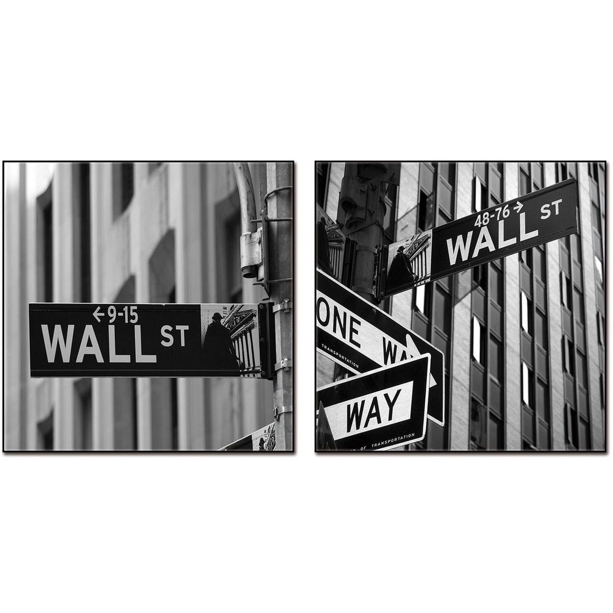 HOMY - Set de 2 cuadros acrílico 2 50x50 cm