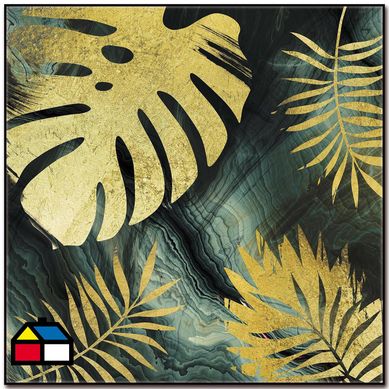 Cuadro acrlico planta 1 50x50 cm