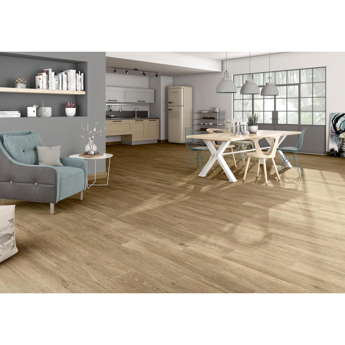 PAMESA - Porcelanato 20x120 cm VIGGO FRESNO Fresno 1.68 m2