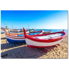 HOMY - Cuadro acrílico boat 1 50x70 cm