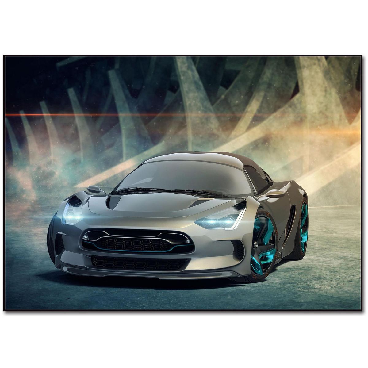 HOMY - Cuadro acrílico auto 2 50x70 cm