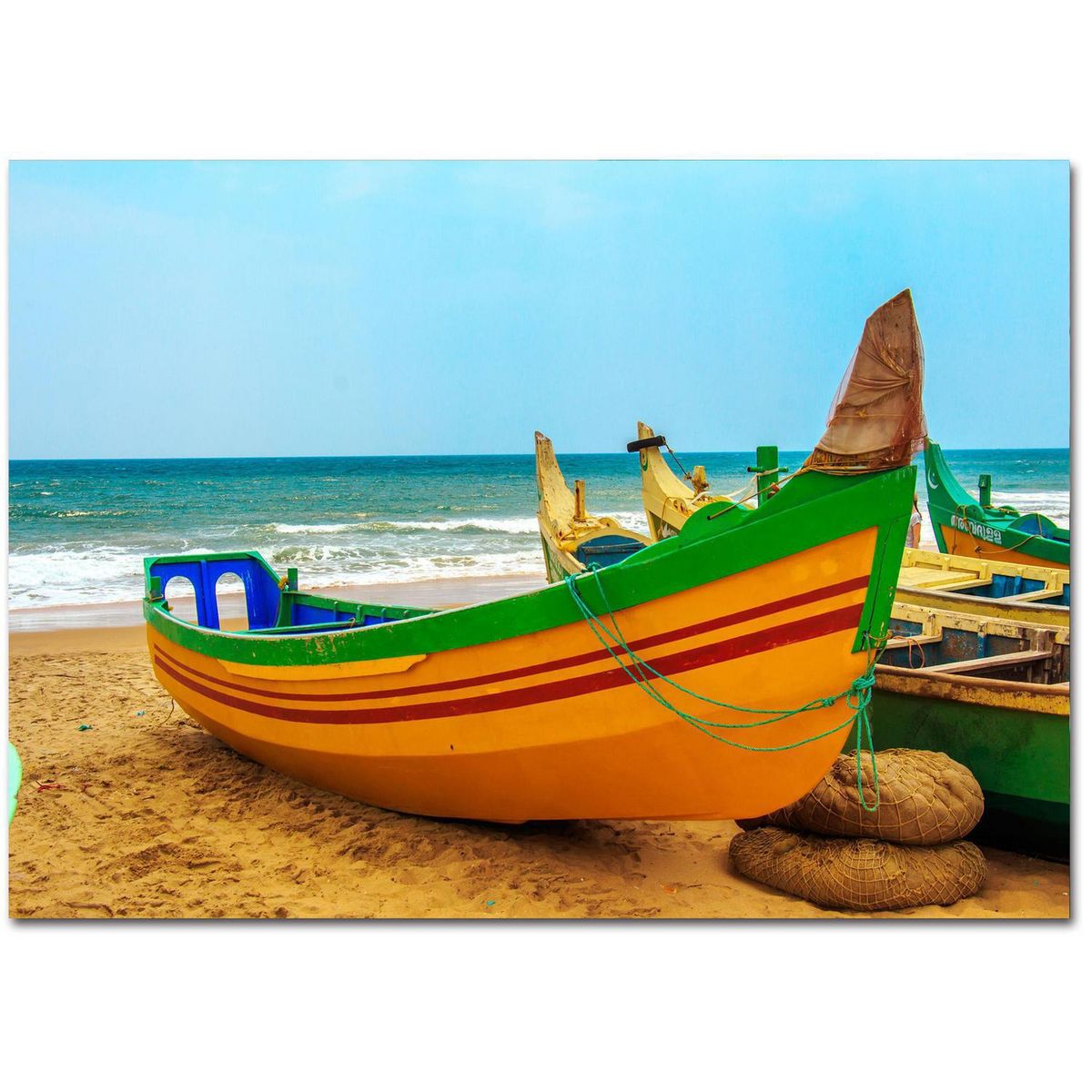 HOMY - Cuadro acrílico boat 2 50x70 cm