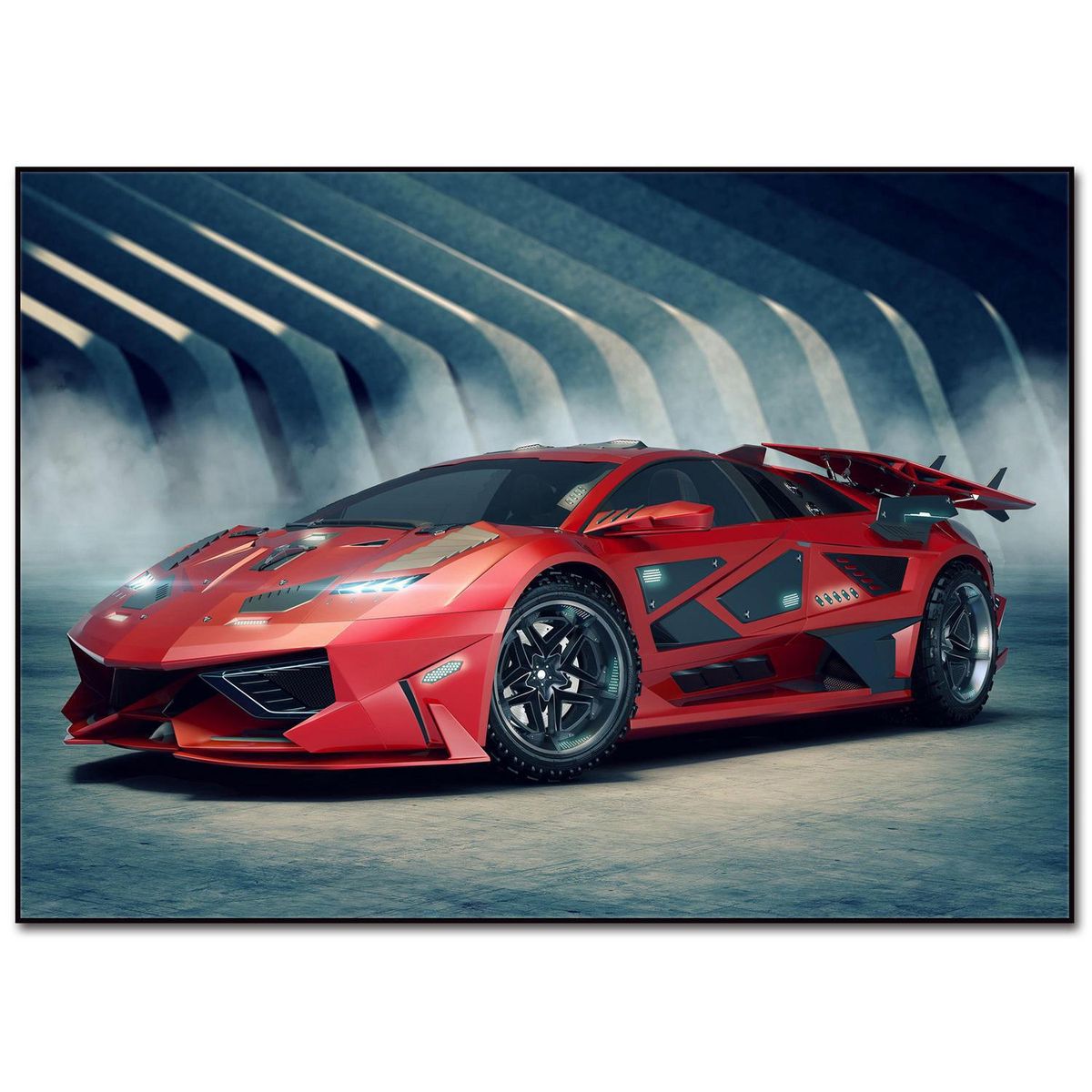 HOMY - Cuadro acrílico auto 3 50x70 cm