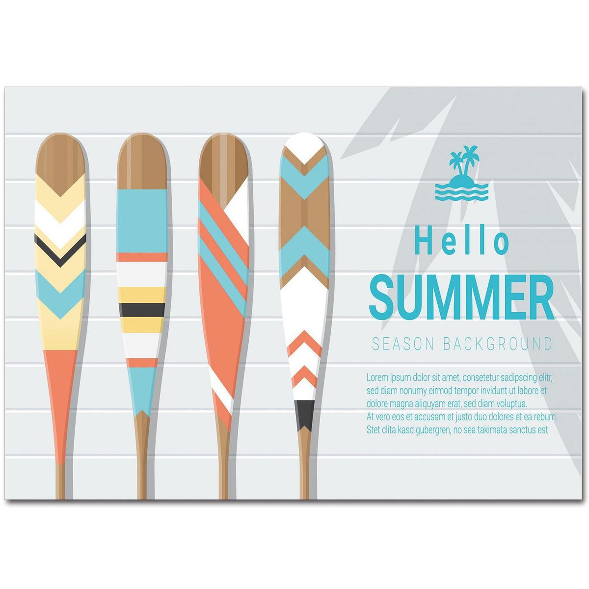 HOMY - Cuadro acrílico beach 2 50x70 cm