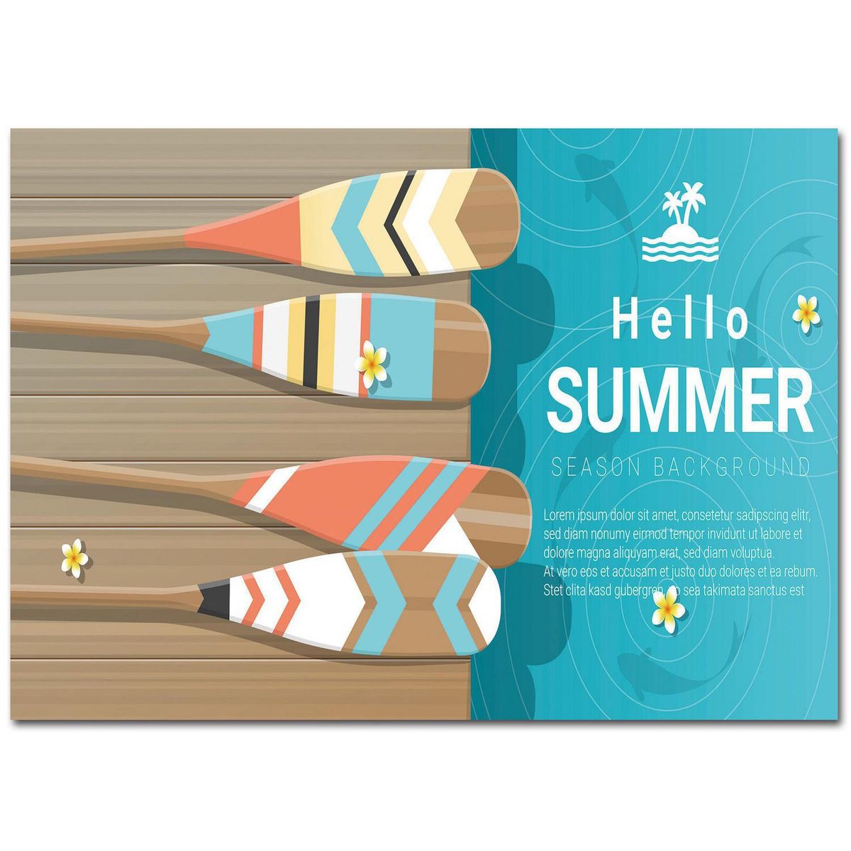 HOMY - Cuadro acrílico beach 3 50x70 cm