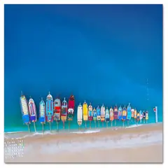 HOMY - Cuadro acrílico verano 1 50x50 cm