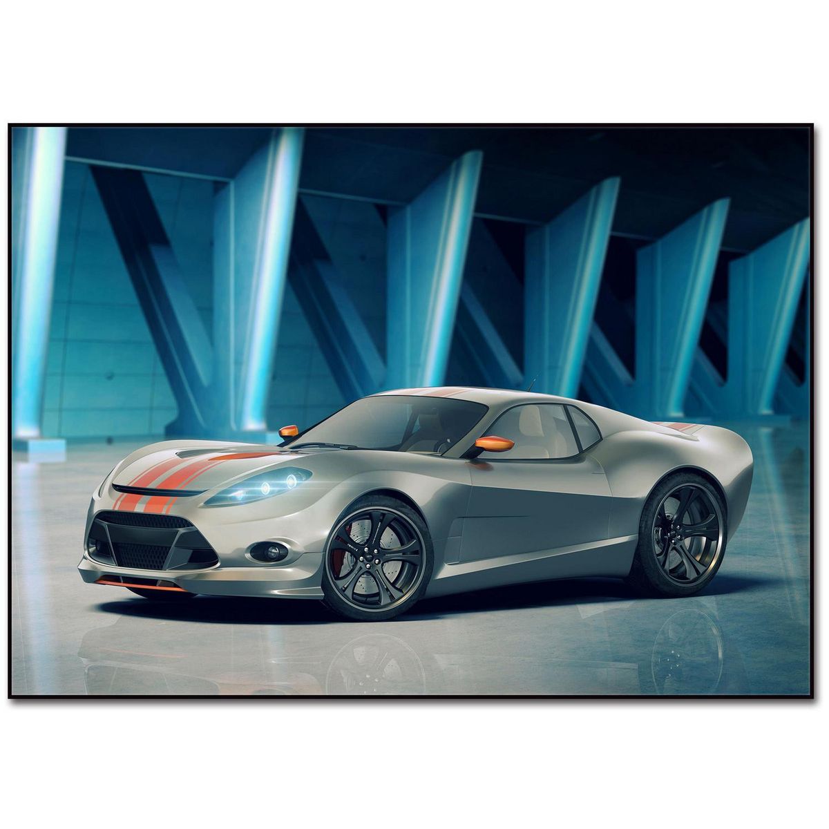 HOMY - Cuadro acrílico auto 1 50x70 cm