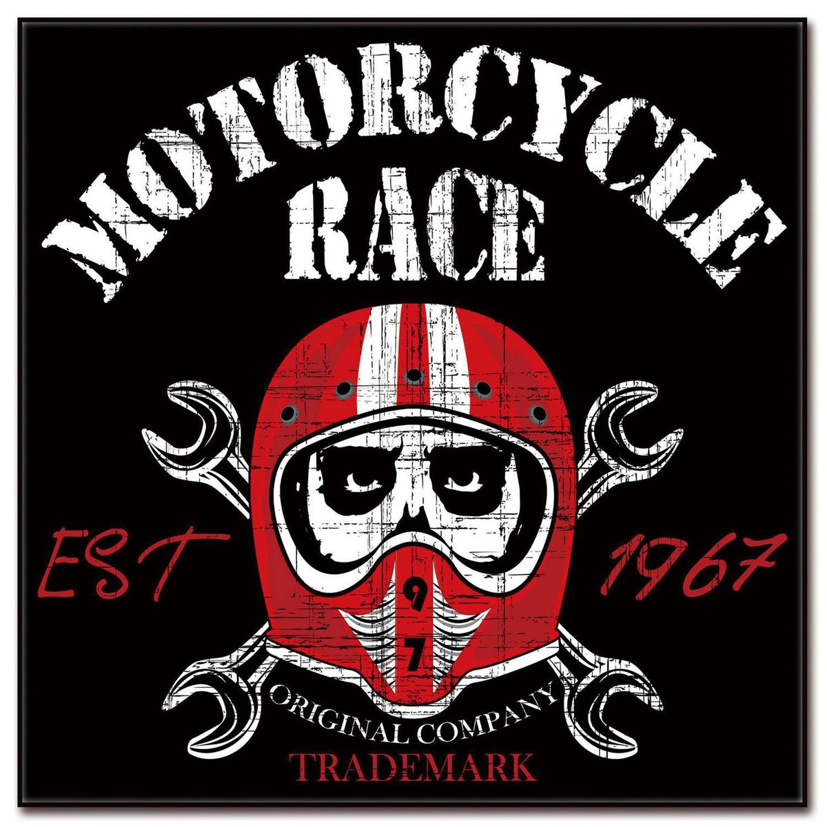 HOMY - Cuadro acrílico race 1 40x40 cm