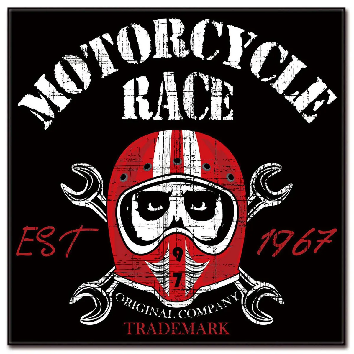 HOMY - Cuadro acrílico race 1 40x40 cm