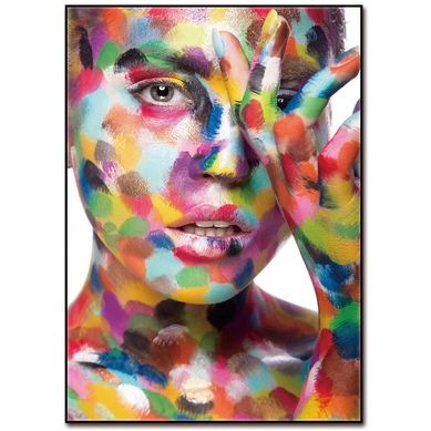 Cuadro acrlico cara 3 50x70 cm